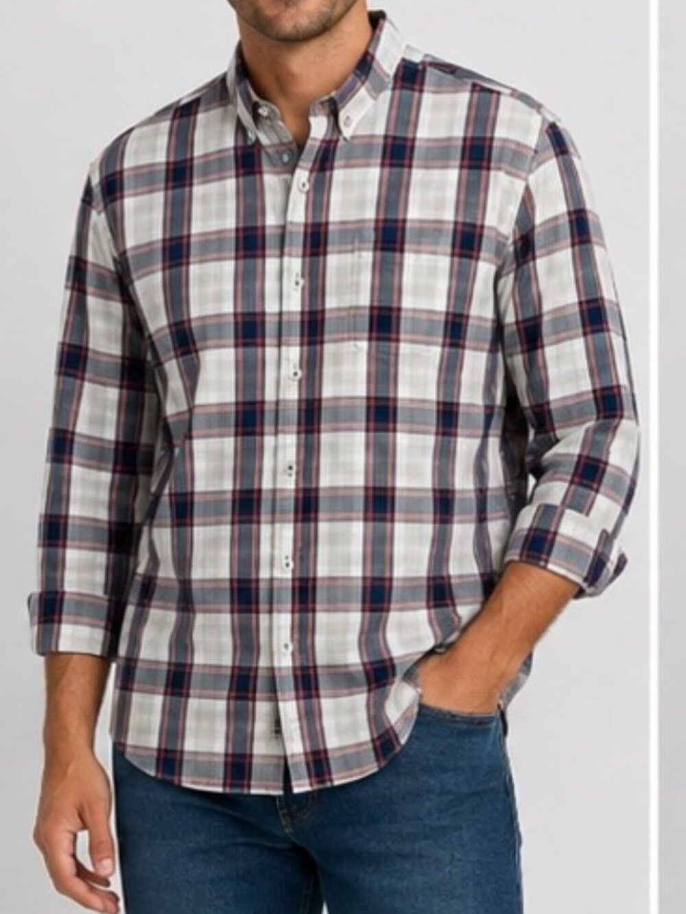 Vintage 7 Diamonds Men’s Flannel Shirt XL Plaid Button Front Long Sleeve